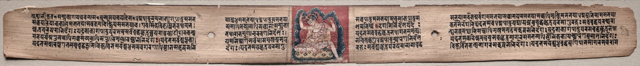 Leaf from Gandavyuha: The Bodhisattva Samantabhadra, from Chapter 2 (recto), 1000-1100s. Eastern