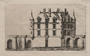 The Chateau of Chenonceau, 1856. Charles Meryon (French, 1821-1868). Etching