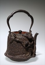 Covered Tea Kettle, Tokugawa Period. Japan, Tokugawa Period. Iron; overall: 22.9 x 12.7 cm (9 x 5