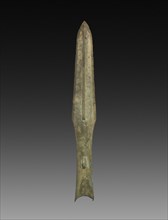 Spear Point, Zhou dynasty (1045-256 BC). China, Zhou dynasty (c. 1046-256 BC). Bronze; overall: 3.1