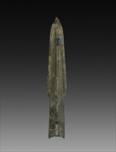 Spear Point, 1045-256 BC. China, Zhou dynasty (c. 1046-256 BC). Bronze; overall: 3.1 cm (1 1/4 in.)
