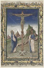 Single Leaf from a Missal: The Crucifixion, late 1400s. Italy, Venice, 15th century. Tempera and
