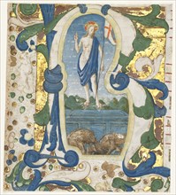 Historiated Initial (R) Excised from an Antiphonary: The Resurrection, c. 1470-1475. Francesco