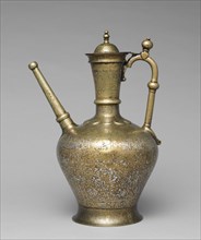 Luxury Ewer Extending Good Fortune to the Owner, 1223. Ahmad al-Dhaki al-Mawsili (Iraq). Brass