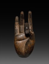 Hand of Buddha, 710-794. Japan, late Nara Period (710-794). Wood; overall: 40 cm (15 3/4 in.).