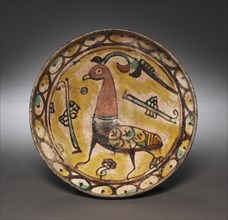 Bowl, 900s. Iran, Nishapur, Samanid Period, 10th Century. Earthenware with underglaze slip-painted