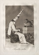 Ochenta Caprichos:  Aquellos Polbos, 1793-1798. Francisco de Goya (Spanish, 1746-1828). Etching and