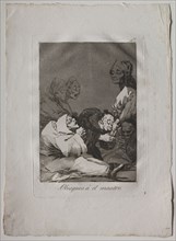Ochenta Caprichos:  Obsequio á el maestro, 1793-1798. Francisco de Goya (Spanish, 1746-1828).