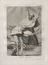 Ochenta Caprichos:  It is Time, 1793-1798. Francisco de Goya (Spanish, 1746-1828). Etching and