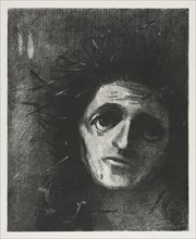 Christ, 1887. Odilon Redon (French, 1840-1916), printed by Lemercier & Cie.. Lithograph; sheet: 42