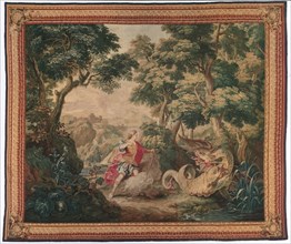 Apollo and the Serpent Python (from Set of Ovid's Metamorphoses), 1700-1730. Gobelins (French),