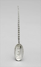Spoon, 300s. Byzantium, Syria?, early Byzantine period, 4th century. Silver; overall: 15.5 cm (6