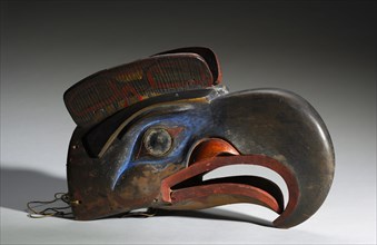 Mask: Eagle, 1800s. America, Native North American, Canada, British Columbia, Bella Coola, 19th