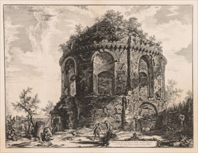 Views of Rome:  The So-called Tempio della Tosse, near Tivoli, 1763. Giovanni Battista Piranesi