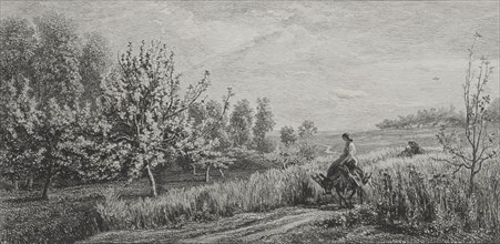 Springtime, 1857. Charles François Daubigny (French, 1817-1878). Etching; sheet: 24 x 32 cm (9 7/16