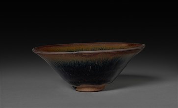 Tea Bowl: Jian ware, 960- 1279. China, Fujian province, Song dynasty (960-1279). Brown stoneware