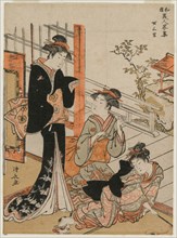 Three Women (from the series A Brief Collection of Japanese Beauties), 1781. Torii Kiyonaga