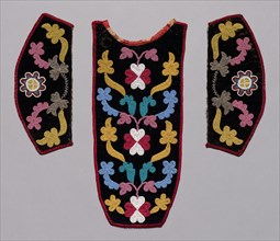 Placket and Cuffs, late 1800s. Northeast Woodlands, Great Lakes Region, Anishinaabe (Ojibwe) or