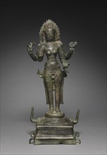 Kali, 900s-1000s. South India, Tamil Nadu, Chola period (900-13th century). Bronze; overall: 46.7 x