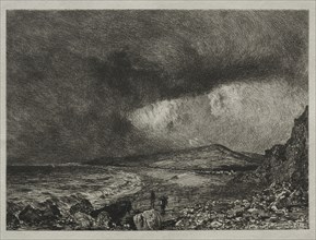 The Bay of Weymouth. Maxime Lalanne (French, 1827-1886). Etching