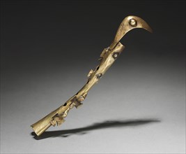 Flute, c. 500-200 BC. Peru, Northern Highlands, Chavín de Huantar(?), Chavín style (1000-200 BC).