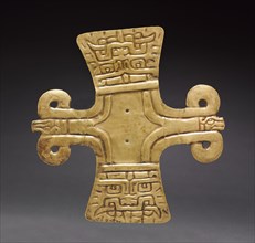 Cross-Shaped Ornament, c. 500-200 BC. Peru, North Highlands, Chavín de Huantar(?), Chavín style