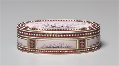 Snuff Box (Tabatière), 1777-1778. Charles Le Bastier (French). Gold and enamel; overall: 2 x 3.4 cm