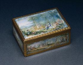 Snuff Box (Tabatière), 1753-1754. Jean Ducrollay (French, 1709-1787), miniatures by Louis Nicolas