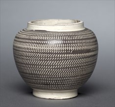 Jar, 1100s-1200s. Northern China, Northern Song (960-1127) or Jin dynasty (1115-1234). Glazed
