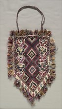 Bag, Unassigned. Turkey. Silk embroidery on cotton; overall: 19.7 x 32.1 cm (7 3/4 x 12 5/8 in.).