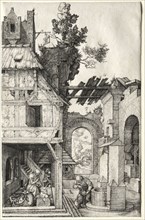 The Nativity, 1504. Albrecht Dürer (German, 1471-1528). Engraving