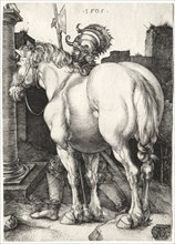The Large Horse, 1505. Albrecht Dürer (German, 1471-1528). Engraving