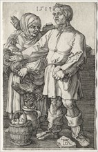 The Peasants at Market, 1519. Albrecht Dürer (German, 1471-1528). Engraving