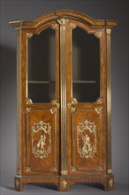 Bookcase , c. 1720. Attributed to Charles Cressent (French, 1685-1768). Kingwood and rosewood