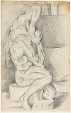 Sketch of Anatomical Sculpture (recto) Sketch of Madame Cézanne (verso) , 1881/84. Paul Cézanne