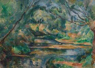 The Brook, c. 1895-1900. Paul Cézanne (French, 1839-1906). Oil on fabric; framed: 74.9 x 97.2 x 8.3