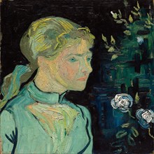 Adeline Ravoux, 1890. Vincent van Gogh (Dutch, 1853-1890). Oil on fabric; framed: 72.5 x 73.5 x 8.5