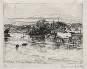 Cardigan Bridge. Francis Seymour Haden (British, 1818-1910). Etching