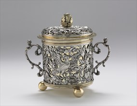 Two-Handled Cup, 1677. England, London, 17th century (Charles II). Silver and silver gilt; overall: