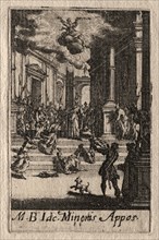 The Martyrdom of the Apostles:  St. James the Less. Jacques Callot (French, 1592-1635). Etching