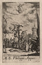 The Martyrdom of the Apostles:  St. Philip. Jacques Callot (French, 1592-1635). Etching