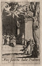 The Martyrdom of the Apostles:  The Death of Judas. Jacques Callot (French, 1592-1635). Etching
