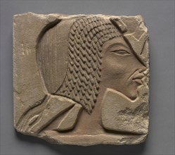 Talatat: Portrait of Nefertiti, c. 1353-1347 BC. Egypt, Karnak, New Kingdom, Dynasty 18, reign of