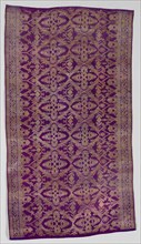 Brocade, late 1800s. Indonesia, Bali, late 19th century. Brocade, silk; overall: 140.3 x 76.2 cm