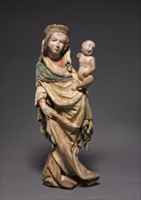 Madonna and Child, c. 1400-1410. Bohemia, vicinity of Freistadt, 15th century. Lindenwood with