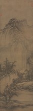 Buddhist Retreat by Stream and Mountains, 960-985. Juran (Chinese, act. 960-985). Hanging scroll,