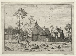 View of Villages in Brabant and Campine: Shepherds with Flock, c. 1559. After Master of the Small