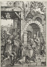The Life of the Virgin: The Adoration of the Magi, c. 1501-1503. Albrecht Dürer (German, 1471-1528)