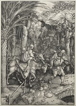 The Life of the Virgin: The Flight into Egypt, c. 1503-1505. Albrecht Dürer (German, 1471-1528).