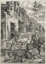 The Life of the Virgin: The Repose in Egypt, c. 1501-1502. Albrecht Dürer (German, 1471-1528).